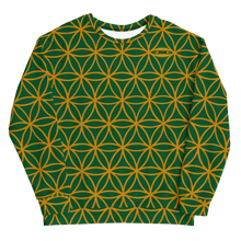 Load image into Gallery viewer, TRILLYYON - Green  - Flower Of Life Sweatshirt