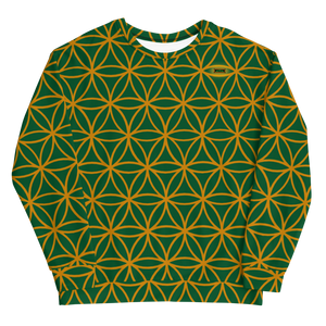 TRILLYYON - Green  - Flower Of Life Sweatshirt