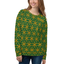 Load image into Gallery viewer, TRILLYYON - Green  - Flower Of Life Sweatshirt