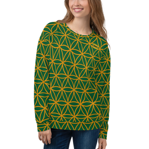 TRILLYYON - Green  - Flower Of Life Sweatshirt
