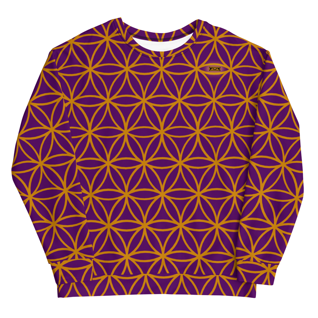 TRILLYYON - Purple  - Flower Of Life Sweatshirt