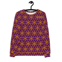Load image into Gallery viewer, TRILLYYON - Purple  - Flower Of Life Sweatshirt