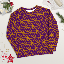 Load image into Gallery viewer, TRILLYYON - Purple  - Flower Of Life Sweatshirt