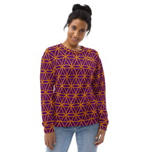 Load image into Gallery viewer, TRILLYYON - Purple  - Flower Of Life Sweatshirt