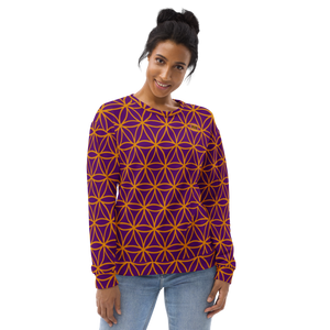 TRILLYYON - Purple  - Flower Of Life Sweatshirt
