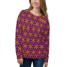 Load image into Gallery viewer, TRILLYYON - Purple  - Flower Of Life Sweatshirt