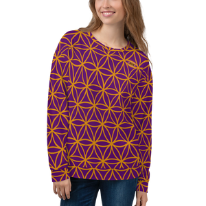TRILLYYON - Purple  - Flower Of Life Sweatshirt