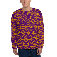 Load image into Gallery viewer, TRILLYYON - Purple  - Flower Of Life Sweatshirt