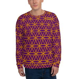 TRILLYYON - Purple  - Flower Of Life Sweatshirt