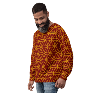 TRILLYYON - Red  - Flower Of Life Sweatshirt