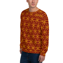 Load image into Gallery viewer, TRILLYYON - Red  - Flower Of Life Sweatshirt