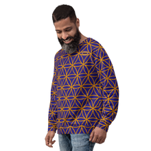 Load image into Gallery viewer, TRILLYYON - Blue  - Flower Of Life Sweatshirt