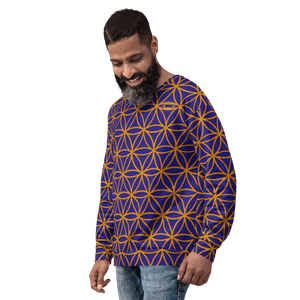 TRILLYYON - Blue  - Flower Of Life Sweatshirt