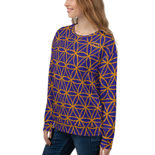 Load image into Gallery viewer, TRILLYYON - Blue  - Flower Of Life Sweatshirt