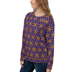 TRILLYYON - Blue  - Flower Of Life Sweatshirt