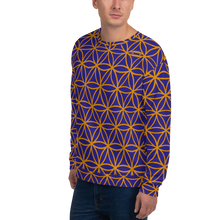 Load image into Gallery viewer, TRILLYYON - Blue  - Flower Of Life Sweatshirt