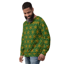 Load image into Gallery viewer, TRILLYYON - Green  - Flower Of Life Sweatshirt