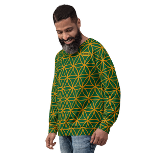 TRILLYYON - Green  - Flower Of Life Sweatshirt