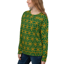 Load image into Gallery viewer, TRILLYYON - Green  - Flower Of Life Sweatshirt