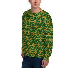 Load image into Gallery viewer, TRILLYYON - Green  - Flower Of Life Sweatshirt