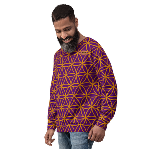 TRILLYYON - Purple  - Flower Of Life Sweatshirt