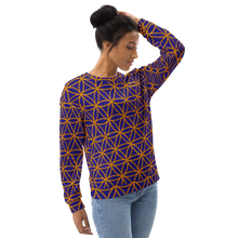 Load image into Gallery viewer, TRILLYYON - Blue  - Flower Of Life Sweatshirt