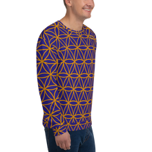 Load image into Gallery viewer, TRILLYYON - Blue  - Flower Of Life Sweatshirt