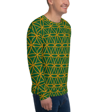 Load image into Gallery viewer, TRILLYYON - Green  - Flower Of Life Sweatshirt