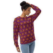Load image into Gallery viewer, TRILLYYON - Purple  - Flower Of Life Sweatshirt