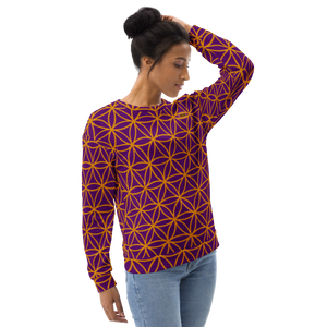 TRILLYYON - Purple  - Flower Of Life Sweatshirt