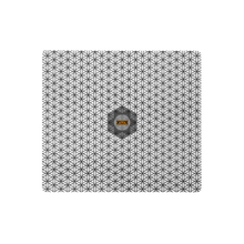 Load image into Gallery viewer, TRILLYYON - White &amp; Black - Flower Of Life Gaming Mouse Pad