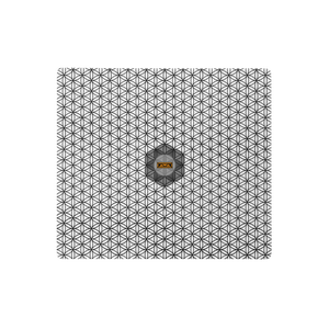 TRILLYYON - White & Black - Flower Of Life Gaming Mouse Pad