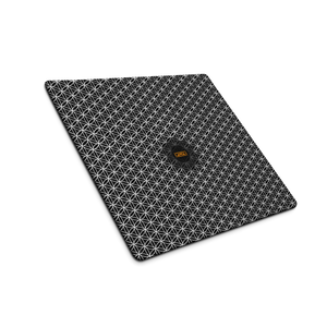 TRILLYYON - Black & White  - Flower Of Life Gaming Mouse Pad