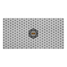 Load image into Gallery viewer, TRILLYYON - White &amp; Black - Flower Of Life Gaming Mouse Pad
