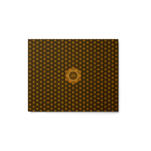 Load image into Gallery viewer, TRILLYYON - Black &amp; Gold  - Flower Of Life Metal Print