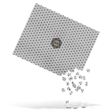 Load image into Gallery viewer, TRILLYYON - White &amp; Black - Flower Of Life Jigsaw Puzzle