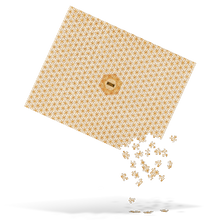 Load image into Gallery viewer, TRILLYYON - White &amp; Gold - Flower Of Life Metal Print