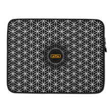 Load image into Gallery viewer, TRILLYYON - Black &amp; White  - Flower Of Life Laptop Sleeve