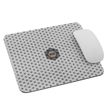 Load image into Gallery viewer, TRILLYYON - White &amp; Black - Flower Of Life Mouse Pad