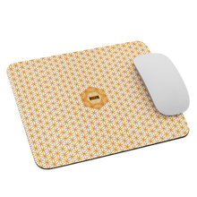 Load image into Gallery viewer, TRILLYYON - White &amp; Gold - Flower Of Life Mouse Pad