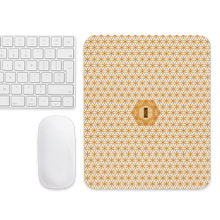 Load image into Gallery viewer, TRILLYYON - White &amp; Gold - Flower Of Life Mouse Pad