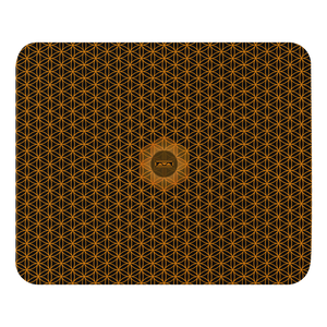 TRILLYYON - Black & White  - Flower Of Life Mouse Pad