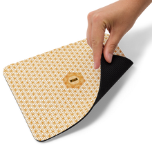 Load image into Gallery viewer, TRILLYYON - White &amp; Gold - Flower Of Life Mouse Pad
