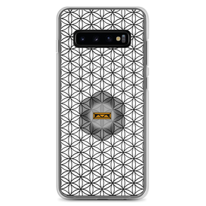 TRILLYYON - White & Black - Flower Of Life Samsung Case