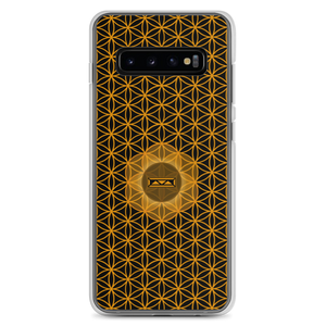 TRILLYYON - Black & Gold - Flower Of Life Samsung Case