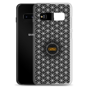 TRILLYYON - Black & White  - Flower Of LifeSamsung Case