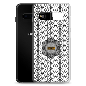 TRILLYYON - White & Black - Flower Of Life Samsung Case