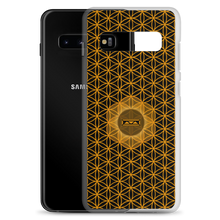 Load image into Gallery viewer, TRILLYYON - Black &amp; Gold - Flower Of Life Samsung Case