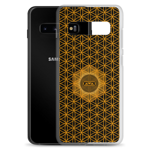 TRILLYYON - Black & Gold - Flower Of Life Samsung Case