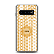 Load image into Gallery viewer, TRILLYYON - White &amp; Gold - Flower Of Life Samsung Case